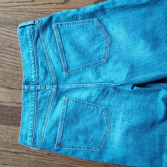 J. Crew Factory Women's Wide Leg Crop Classic Blue Jeans Size 27 NWOT - Picture 3 of 6